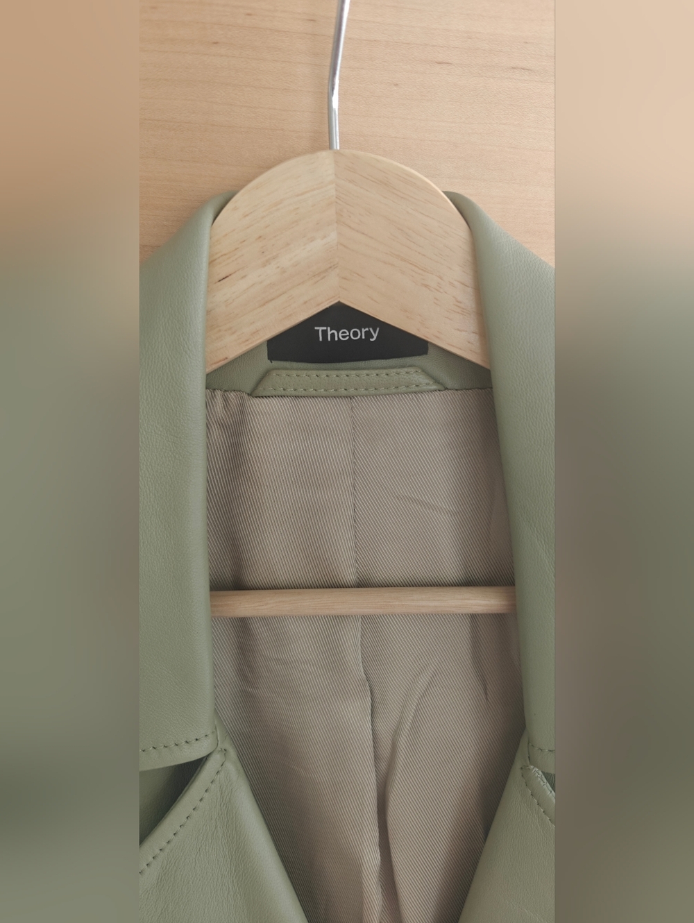 Theory Leather Moto Jacket Women - Picture 5 of 10